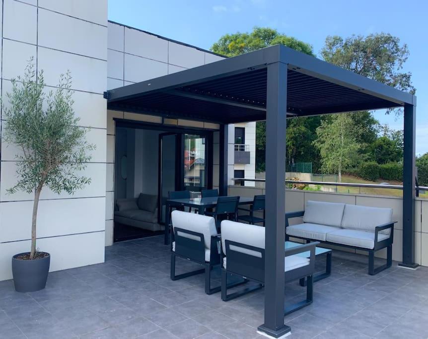 Atico Con Esplendida Terraza Apartment Comillas Luaran gambar